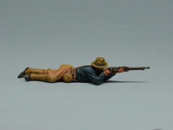 Rough Rider Lying Firing--single figure Rough Rider Lying Firing--single figure #43396