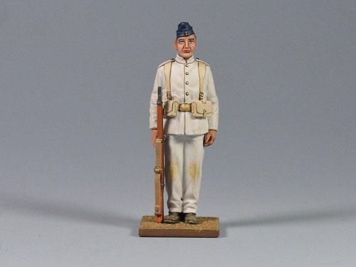 British Royal Marine Standing at Attention--single figure #1