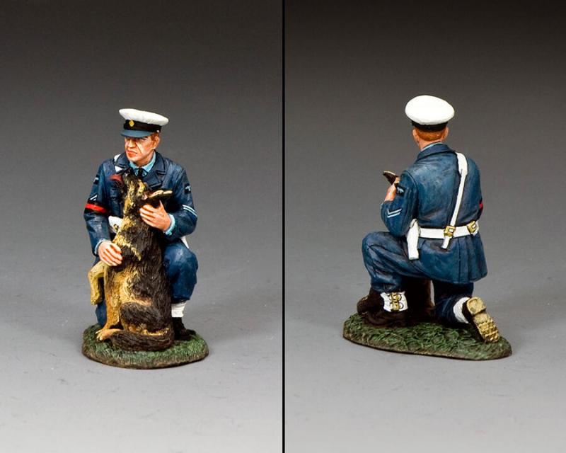 RAF Police Dog Handler Set--single figure with Dog #2