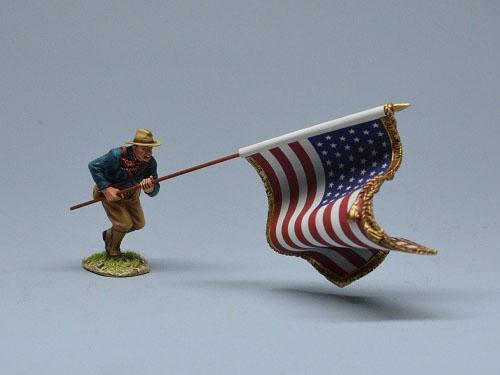 Rough Rider With American Flag #2 (1896-1908)--single figure #2