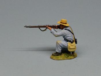Spanish Infantryman Kneeling Firing #1--single figure Spanish Infantryman Kneeling Firing #1--single figure #43528