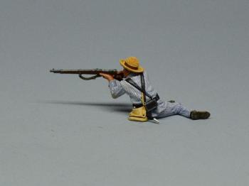 Spanish Infantryman Lying Firing #1--single figure Spanish Infantryman Lying Firing #1--single figure #43529