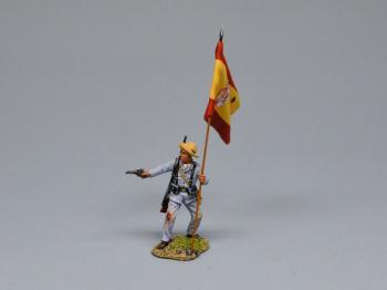 Spanish Infantryman Flagbearer #1--single figure Spanish Infantryman Flagbearer #1--single figure #43536