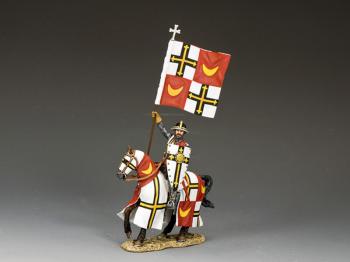 The Teutonic Flagbearer--single mounted figure with flag #0