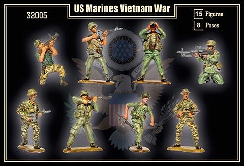 U.S. Marines, Vietnam War--15 figures in 8 poses--FOUR IN STOCK. #2