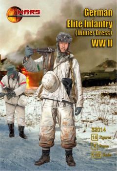 WWII German Elite Infantry Winter Dress--15 figures in 8 poses--FOUR IN STOCK. #2