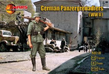 WWII German Panzergrenadiers--15 figures in 8 poses--FOUR IN STOCK. WWII German Panzergrenadiers--15 figures in 8 poses--FOUR IN STOCK. #43715