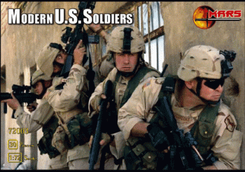 Modern U.S. Soldiers--48 figures in 15 poses--SIX IN STOCK. #7