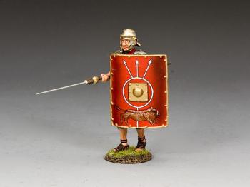 Advancing Legionary with Pilum (Testudo front rank)--single figure Advancing Legionary with Pilum (Testudo front rank)--single figure #43793