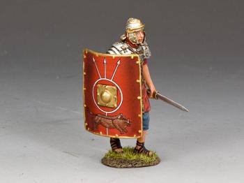 Advancing Legionary with Sword in Left Hand (Testudo right flank)--single figure Advancing Legionary with Sword in Left Hand (Testudo right flank)--single figure #43795