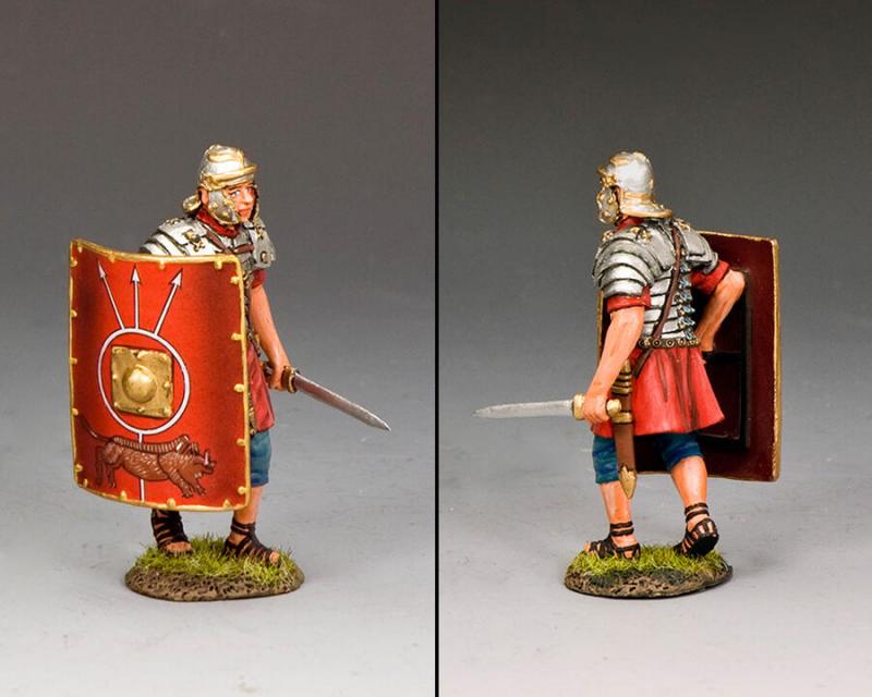 Advancing Legionary with Sword in Left Hand (Testudo right flank)--single figure #2
