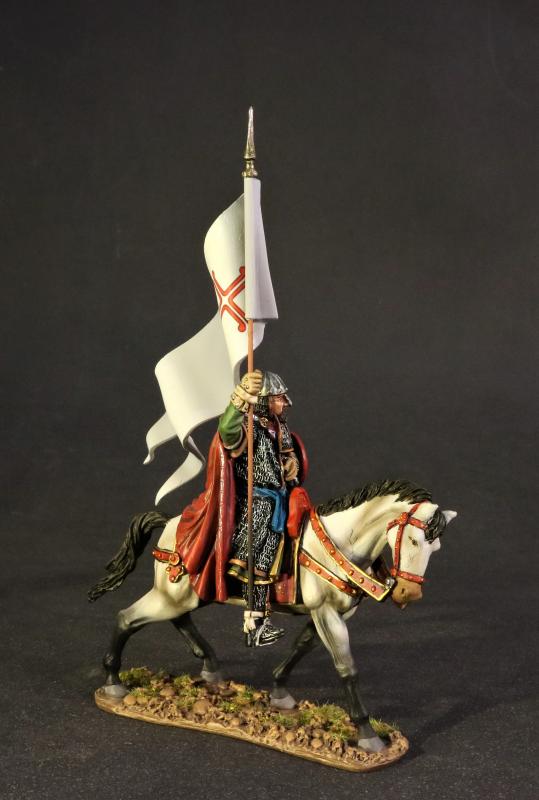 Rodrigo Diaz de Vivar, El Cid, The Spanish, El Cid and the Reconquista--single mounted figure with banner #2