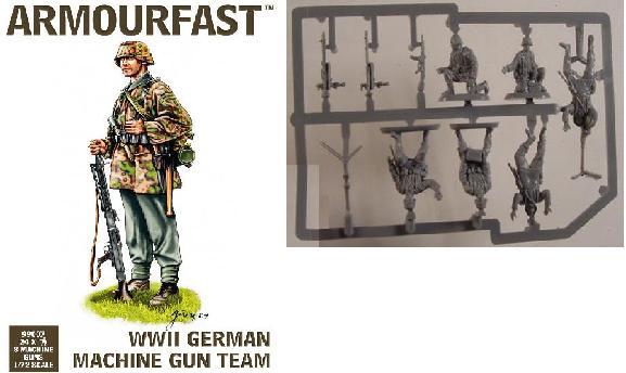 Armourfast 1/72  German MG sprue