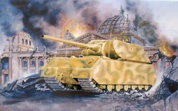 German Panzer VIII Maus Tank MOC Building Blocks Military