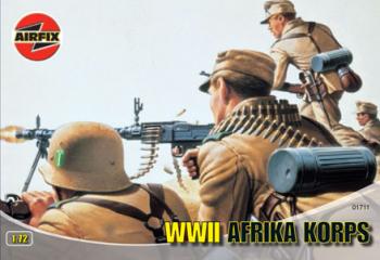 Image of WWII Afrika Corps--48 figures in 14 poses