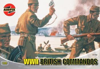 Image of WWII British Commandos  -48 figures in 14 poses