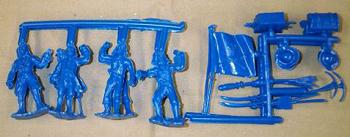 Ring Hand Pirates (8 Figures plus accs. - blue) Ring Hand Pirates (8 Figures plus accs. - blue) #8174