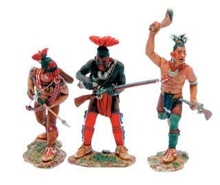 Iroquois Indian Warriors--three figures--RETIRED--LAST ONE!! #1