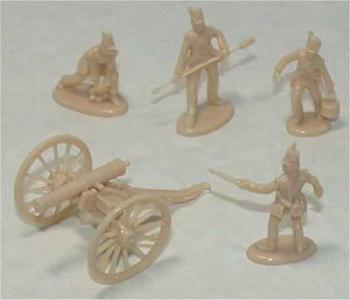 Image of Napoleonic Wars: British Foot Artillery 1815, 4 Cannons w/ Crew