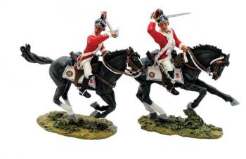Image of 17th Regiment British Light Dragoons--two figures--RETIRED--LAST ONE!!