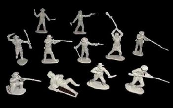 Image of Texan Defenders- 12 figures in 12 poses (gray)