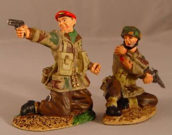 Image of Rescue Under Fire--two British Paratroopers--two figures--RETIRED--LAST ONE!!