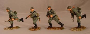 Image of Frontal Attack--four German Soldiers--RETIRED--LAST ONE!!