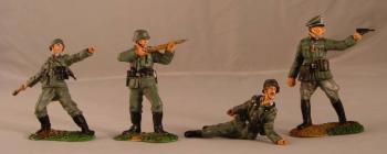 Image of Germans Attack--four figures--RETIRED--LAST ONE!!