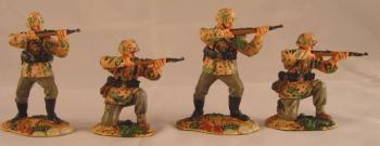 Image of Waffen SS Firing Set--four figures--RETIRED--LAST ONE!!