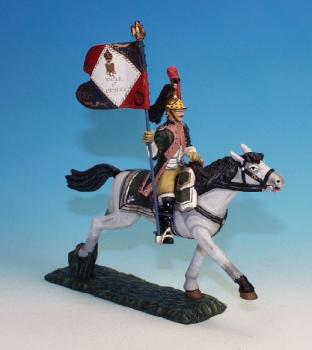 Officer with Standard, 17th Dragoons--single mounted figure with flag--RETIRED--LAST ONE!! Officer with Standard, 17th Dragoons--single mounted figure with flag--RETIRED--LAST ONE!! #1003
