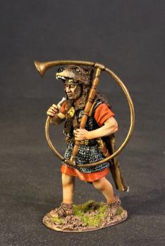 Cornucen #1 ("White Shield" Series, Red Robes), The Roman Army of the Late Republic -- Single Figure Cornucen #1 ("White Shield" Series, Red Robes), The Roman Army of the Late Republic -- Single Figure #43961