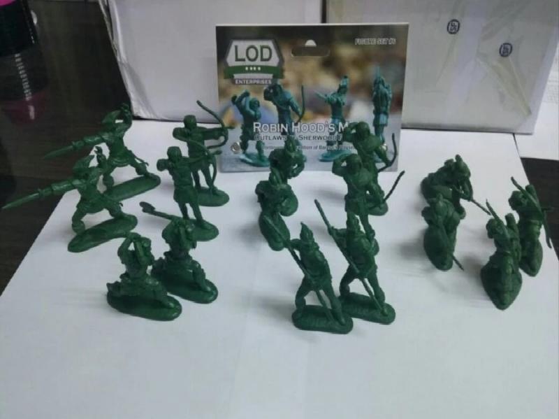 Robin Hood Merrymen, Outlaws of Sherwood Forest (TAN)--16 in 8 Poses. #2