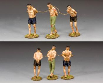 Three Captured Viet Cong--three figures Three Captured Viet Cong--three figures #44023