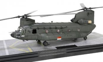 Image of 1/72 Boeing Chinook CH-47SD helicopter, Republic of Singapore Air Force, 127 Squadron, Sembawang Air Base