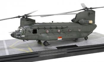 Image of 1/72 Boeing Chinook CH-47SD helicopter, Republic of Singapore Air Force, 127 Squadron, Sembawang Air Base Image of 1/72 Boeing Chinook CH-47SD helicopter, Republic of Singapore Air Force, 127 Squadron, Sembawang Air Base