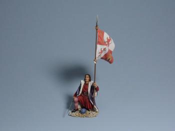 Christopher Columbus--single figure with flag Christopher Columbus--single figure with flag #43915