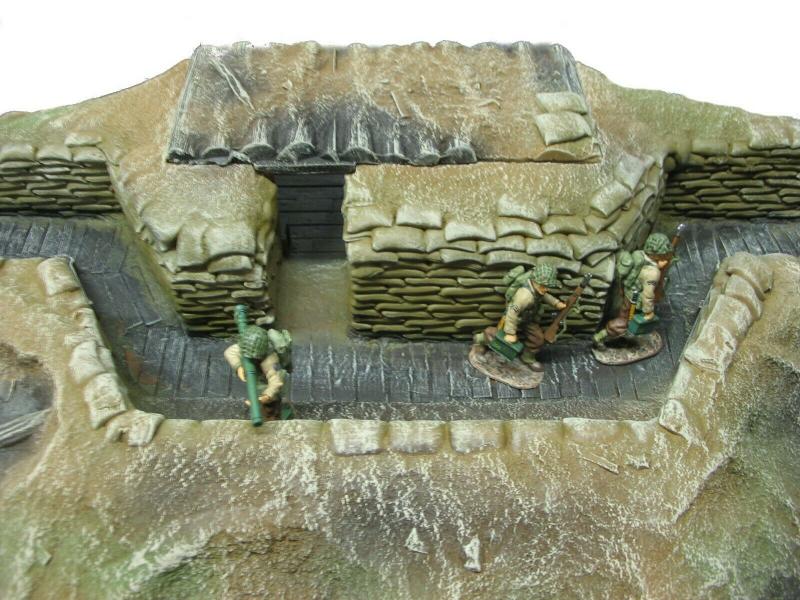 Painted WWI Trench System- 5 pieces--AWAITING RESTOCK. #3