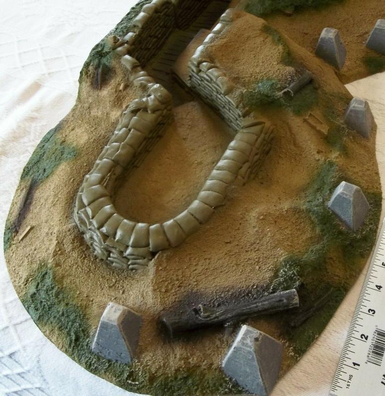 3-Piece D-Day Bunker & Trench System--Painted #3