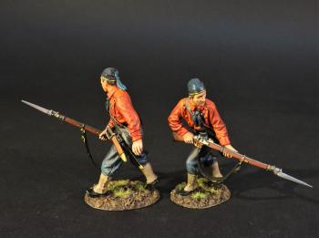 Two 11th Regiment New York Volunteer Infantry Zouaves Firing & Loading #15--Two Figures--RETIRED--LAST ONE!! #0