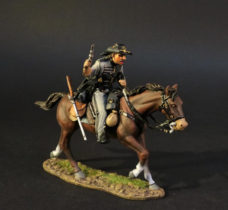 Cavalry Trooper #3, 1st Virginia Cavalry Regiment -- Single Mounted Figure #1