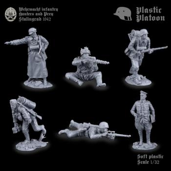 Plastic Platoon Toy Soldiers Red Army 115 Infantry Division Scale 1:32 