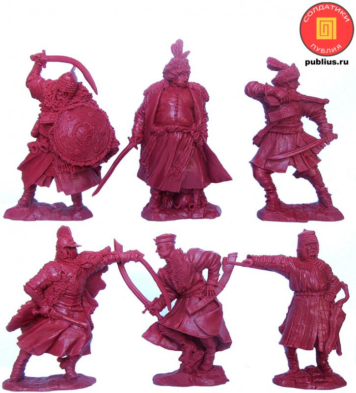 Polish Infantry (Red)--6 figures in 6 poses--LAST TWO!! #1