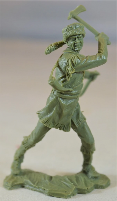 American Trappers and Frontiersmen Set #2 (Green)--6 figures in 6 poses -- AWAITING RESTOCK! #3