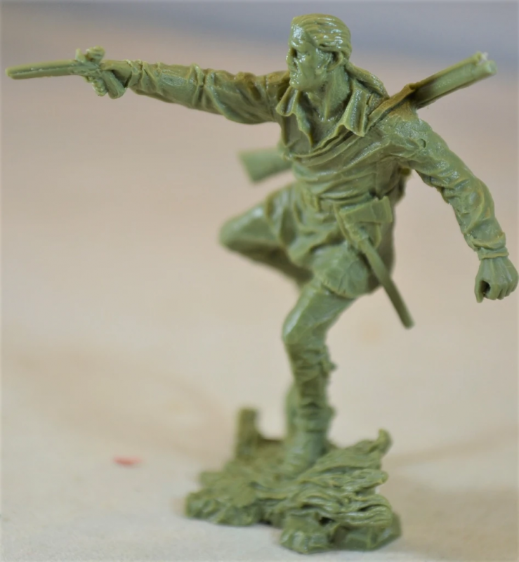 American Trappers and Frontiersmen Set #2 (Green)--6 figures in 6 poses -- AWAITING RESTOCK! #4