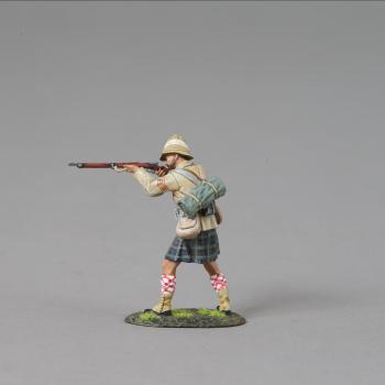 Standing Seaforth Highlander Sergeant Firing (new head sculpt and blanket roll)--single figure--RETIRED--LAST TWO!! Standing Seaforth Highlander Sergeant Firing (new head sculpt and blanket roll)--single figure--RETIRED--LAST TWO!! #44137