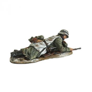 Image of German Winter MG34 Gunner Assistant--single figure--RETIRED--LAST ONE!!