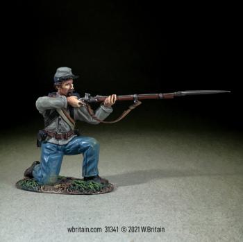 Image of Confederate Infantry Kneeling Firing, No.2--single figure