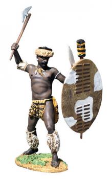 Zulu Attacking with Axe--single figure Zulu Attacking with Axe--single figure #44352