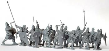 28mm Norman Infantry --Makes 60 figures 28mm Norman Infantry --Makes 60 figures #44385