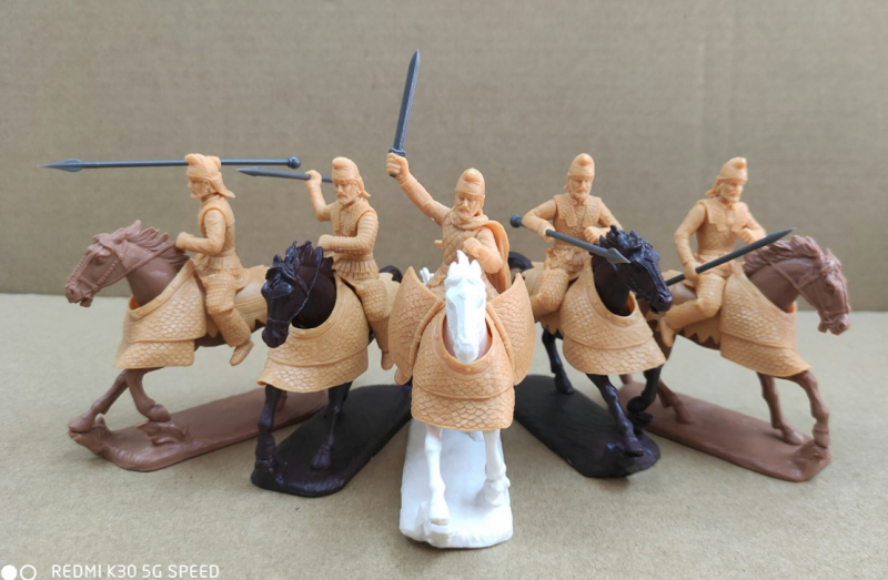 Cappadocian Cavalry (Heavy Cavalry)--five mounted figures #1